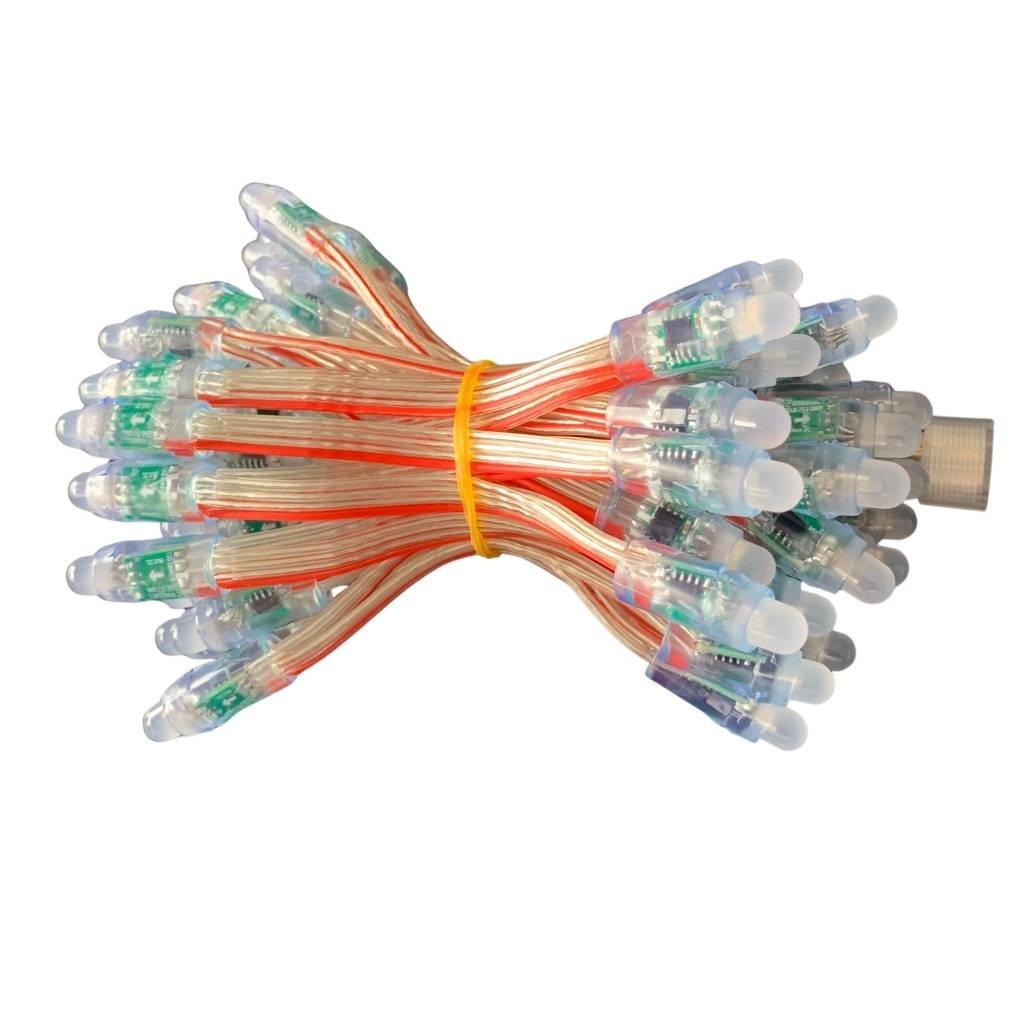 Led đúc F8 Full color IC 8208 12V ATX LD66