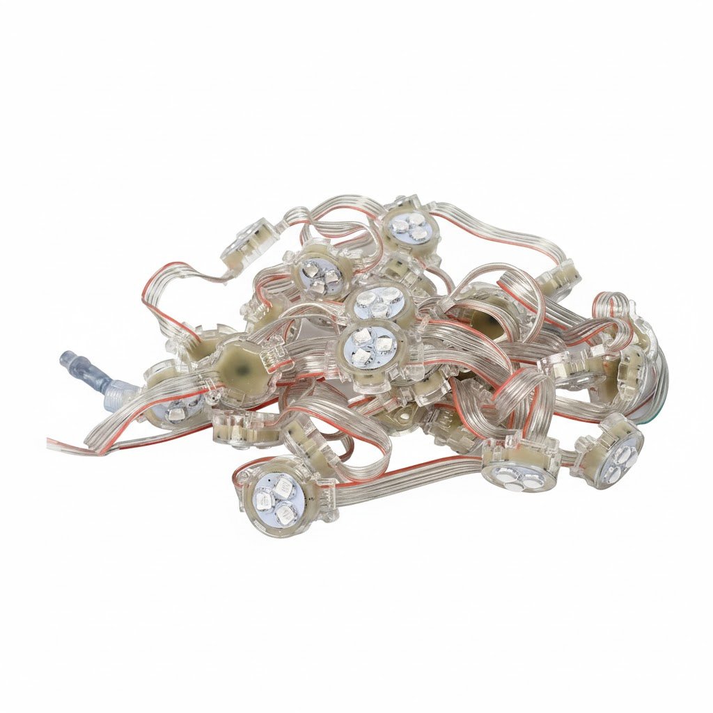 Led bát 30mm Full color IC 8206 đầu trong LD69