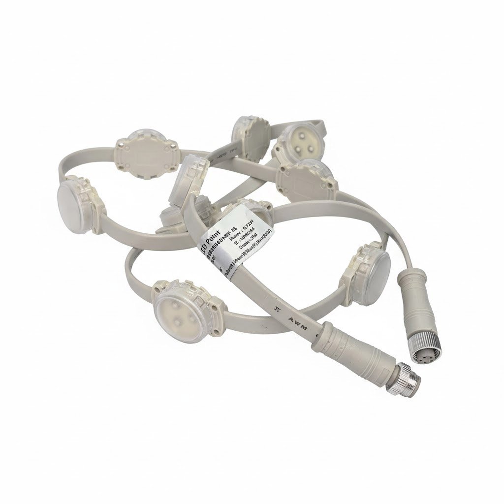 Led bát 30mm Full color DMX 512 LD74