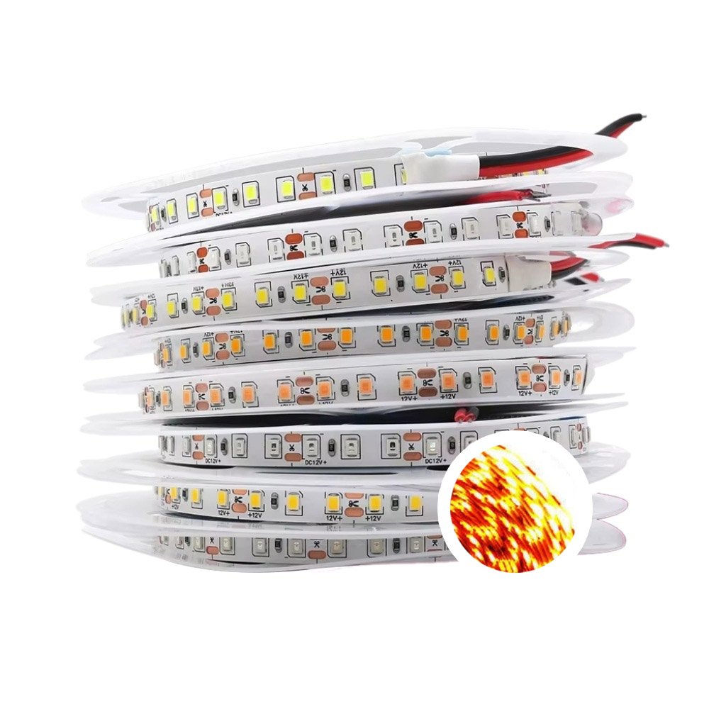 Led dây dán 2835 12V 120 Led vàng nắng LS15