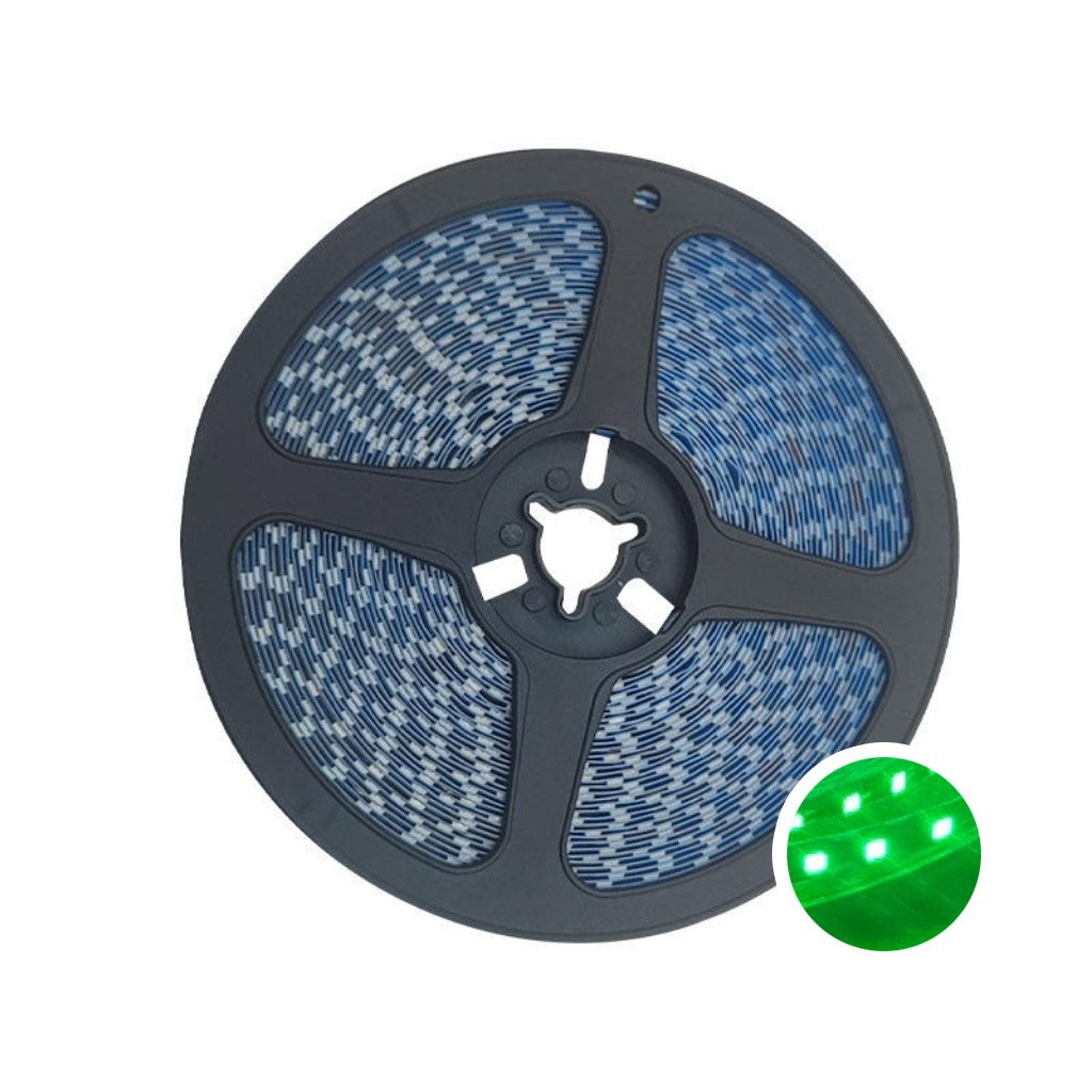 Led dây dán ziczac 2835 12V 120 Led xanh lá LS30