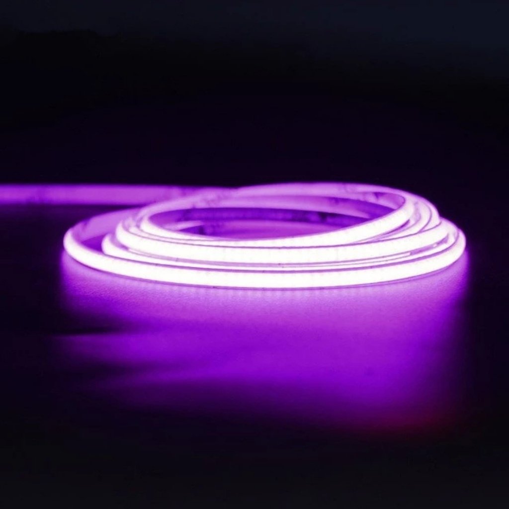 Led dây dán COB 12V 320 led tím ngoài trời LS62