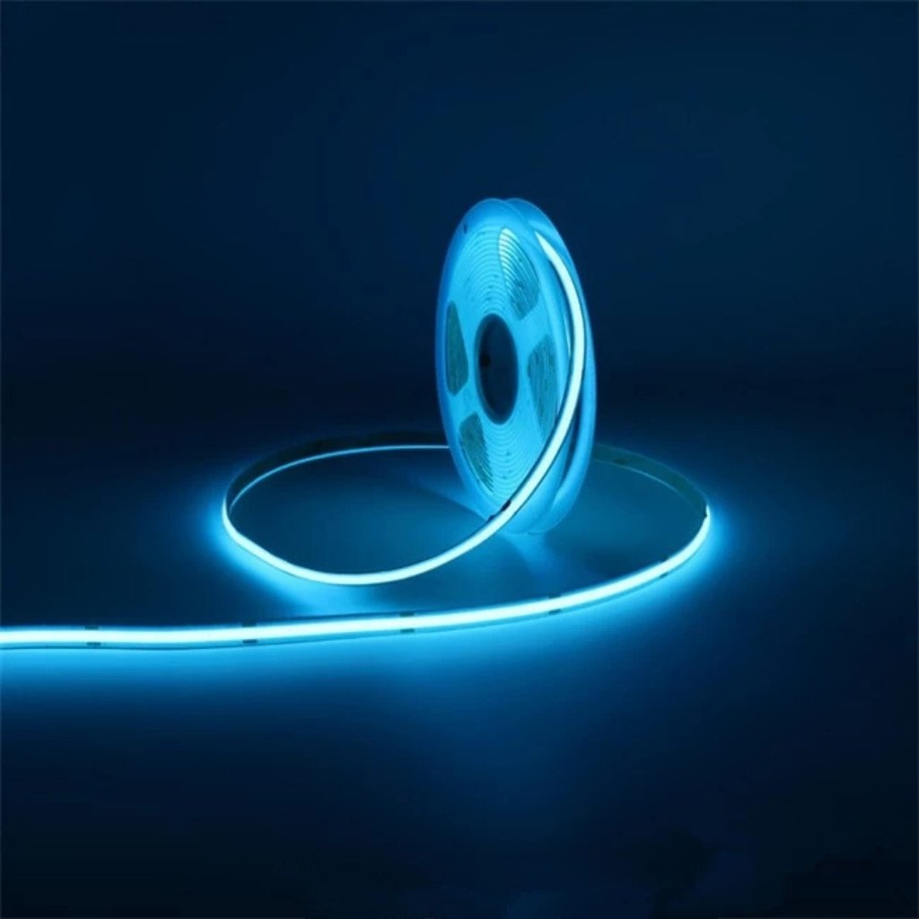 Led dây dán COB 12V 320 led xanh băng ngoài trời LS67